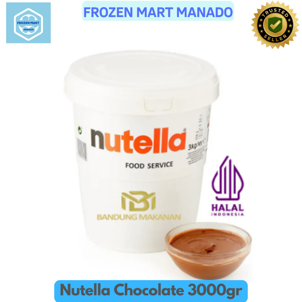 

Nutella Chocolate 3000gr - Frozen Food Tomohon