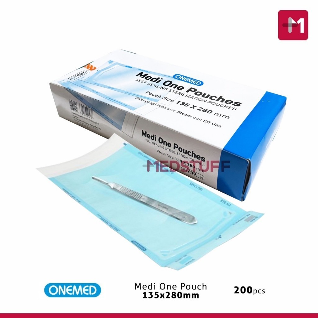 Sterile Pouch Medi One Steril Pouches Plastik Sterilisasi Instrumen
