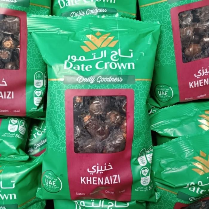 

( NEW)Kurma Date Crown Khenaizi 500gr/Kheneizi 500gram New