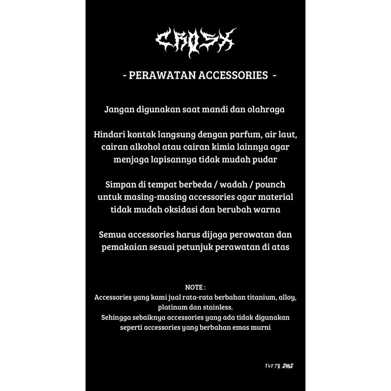 BUHA RING / CINCIN RANTAI JAM TANGAN / CINCIN HITAM SILVER GOLD EMAS / CROSS RING CINCIN SALIB RING