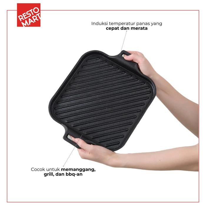 Giza Grill Pan SKITCHEN Cast Iron (2294042)