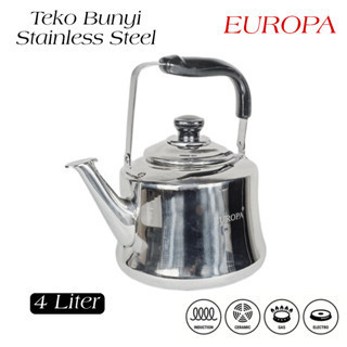 A1 Ceret Air Jadul Bunyi Teko Rebus Air Mini Lengkap Saringan Teh el Klasik Tea Pot Induction