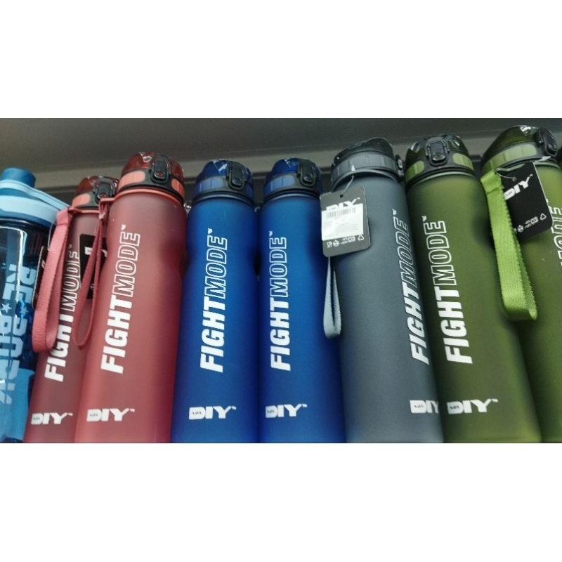 DIY WATER BOTTLE 1 ML FHT E / BOTOL MINUM SPORTY 1 LITER / TUMBLER SPORTY 1 LITER / BOTOL MINUM