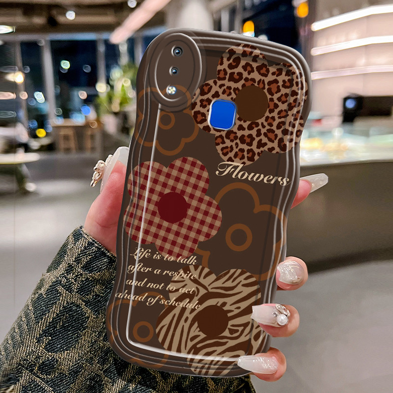 Casing Hp Untuk VIVO Y91 Y91i Y93 Y95 Y91C Y1s Y90 Case Casing pelindung silikon Softcase gelombang 