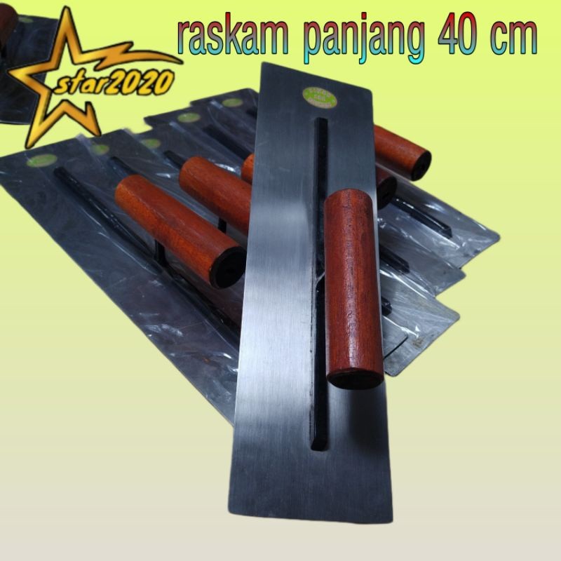 raskam baja 40cm bahan baja putih