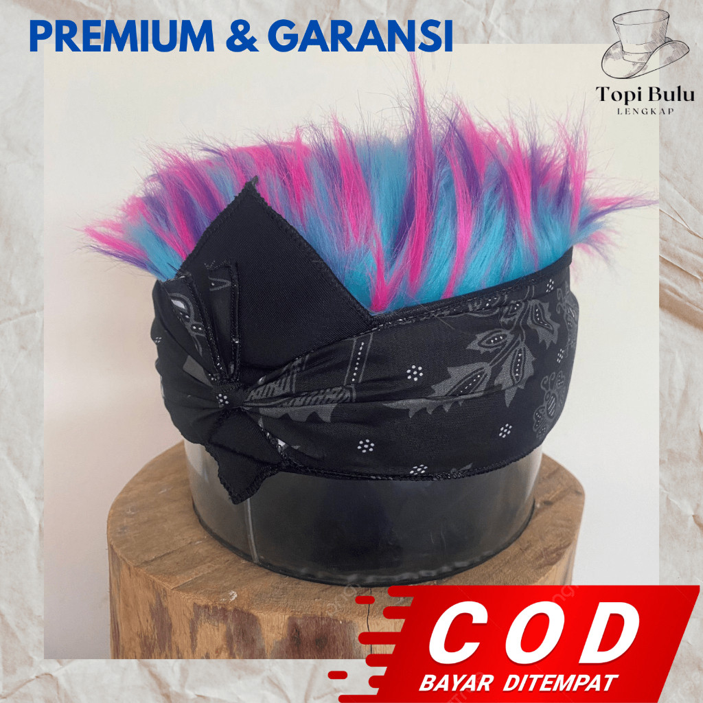 Topi Rambut Palsu Pria Premium Korea Bulu Lembut