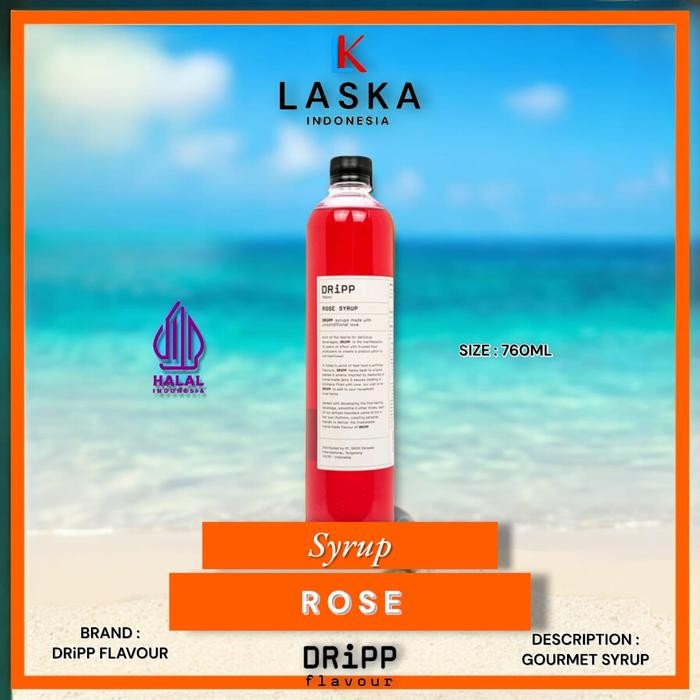 

Tjia Wu - Dripp Syrup Rose 760 Ml - Flavour Sirup Premium Bunga Mawar