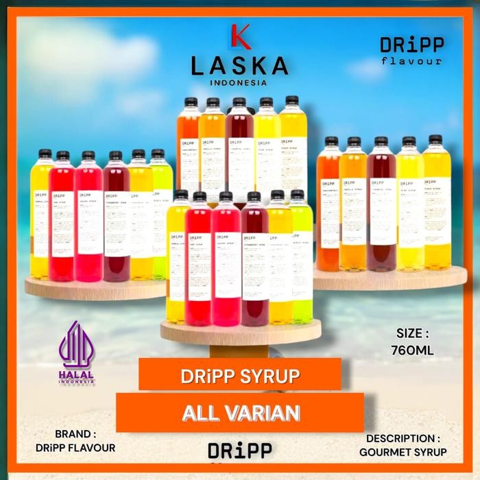 

Tjia Wu - Dripp Syrup Hazelnut 760 Ml - Syrup Premium Ala Cafe