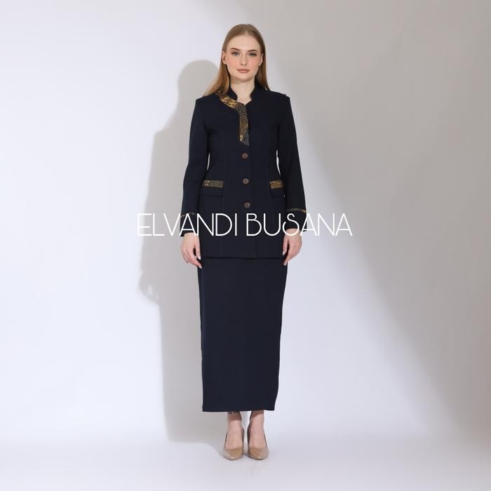 Setelan Jas Wanita / Seragam Kerja Blazer Wanita / Seragam Guru / Setelan Baju Guru Wanita - 7011