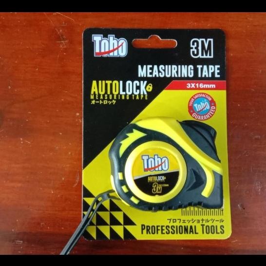METERAN ROLL - TOHO MEASURING TAPE YELLOW 3 M, SURABAYA