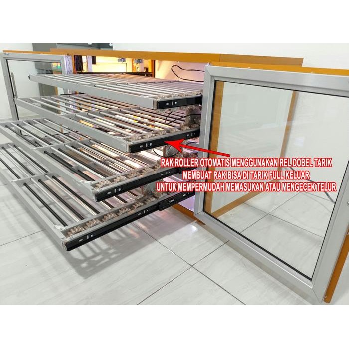 mesin penetas telur kapasitas 500 full otomatis FULL ALUMINIUM