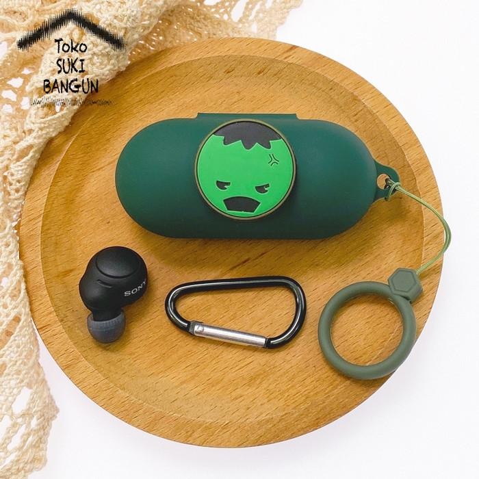 CASE SONY WF-C510 RUBBER CARTOON HEROES SILICONE COVER CASING POUCH PROTECTOR WFC510 WF C510