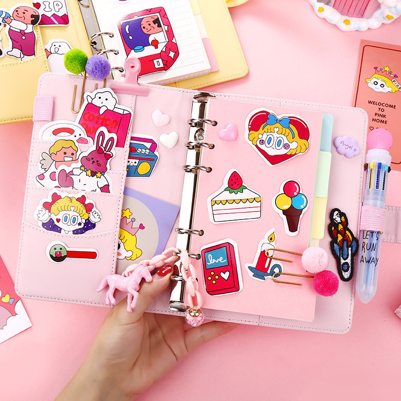 2022 Kawaii Yearly Diary Weekly Planner Monthly Daily Planner Organizer Paper Notebook A6 Cute Stick