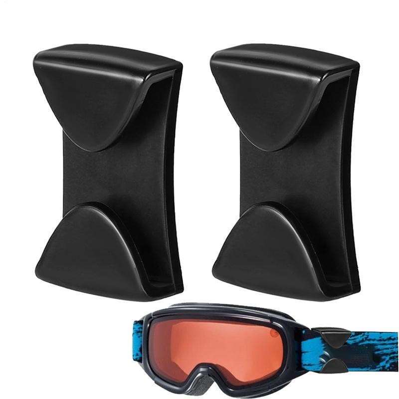 2pcs Ski Goggle Clips Drop-proof Goggle Grip Clips durable Goggle Clips Sports Multi-functional Belt