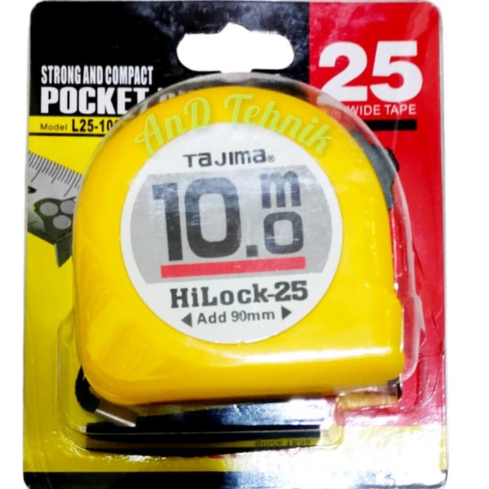 Tajima Meteran 10 Meter / Measuring Tape 10 M 33Ft Hi-Lock 25