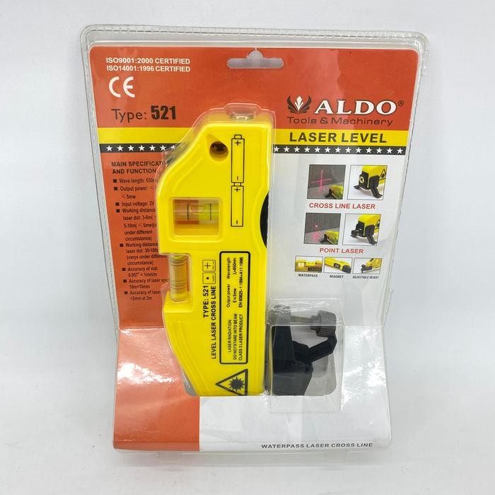 Waterpass Level Laser Cross Line 521 Aldo