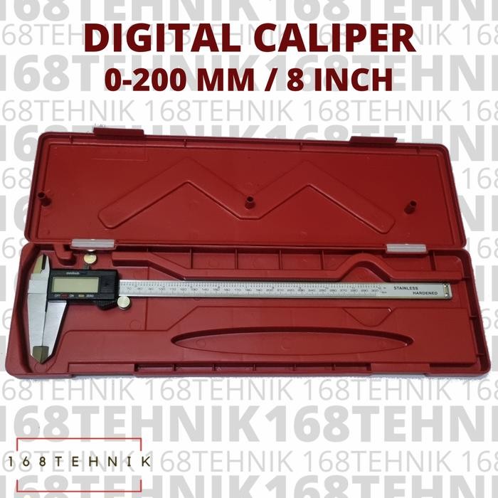 Jangka Sorong Digital 8" / Digital Caliper 200 Mm / Sigmat Digital