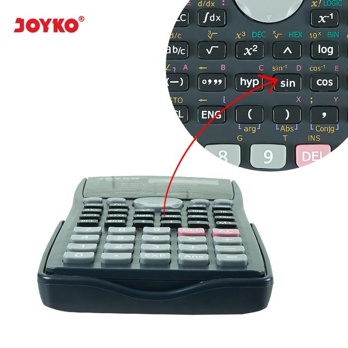 

Joyko Scientific Calculator / Kalkulator Ilmiah Joyko Matematika Cc-25