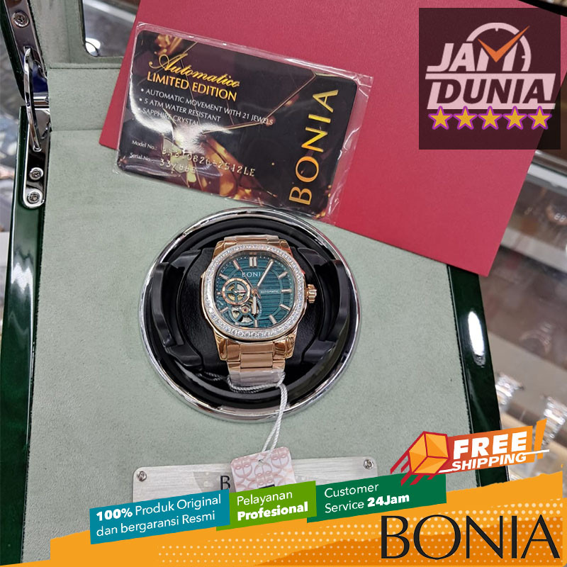 JAM TANGAN WANITA BONIA AUTOMATIC LIMITED JAM BONIA VERONA AUTOMATIC ORIGINAL BONIA BNB10826-2512LE 