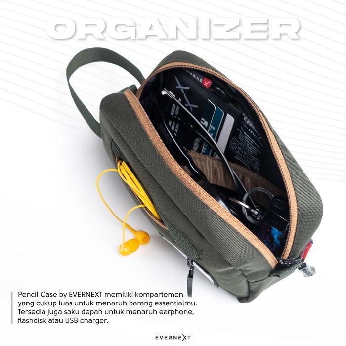 

EVERNEXT - PENCIL CASE TEMPAT PENSIL SEKOLAH KANTOR KULIAH TRAVELLING ORGANIZER