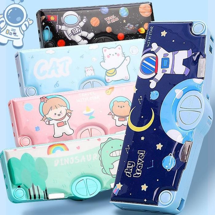 

[READY] AIMILO TEMPAT PENSIL MULTIFUNGSI KOTAK PENSIL ANAK LENGKAP PERUNCING GUNTING ISOLASI