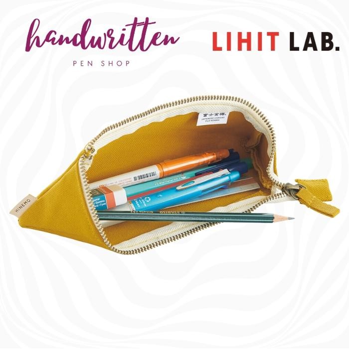 

LIHIT LAB A-7901 HINEMO CANVASS WIDE OPEN PEN CASE XL / TEMPAT PENSIL