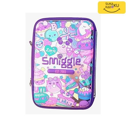

SMIGGLE HARDTOP PENCIL CASE MANIK / BOLA TEMPAT PENSIL 3D POUCH ANAK