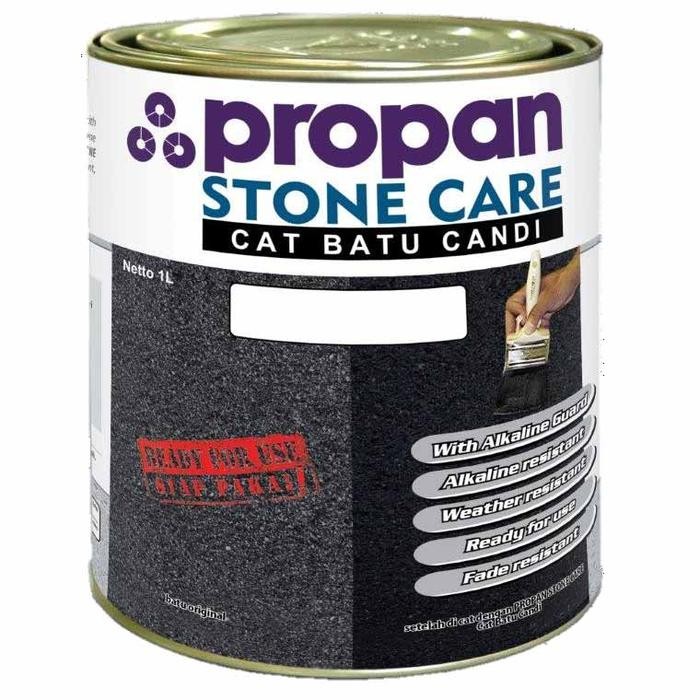 BEST SELLER CAT PELAPIS BATU ALAM PROPAN STONE CARE WARNA HITAM/CLEAR (2,5 LT)