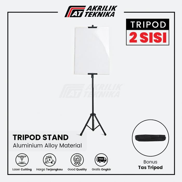

Tripod Stand / Banner Display / Tiang Iklan Barcode Display Akrilik
