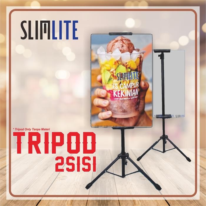 

Tripod Stand 2Sisi Untuk Poster Dan Banner