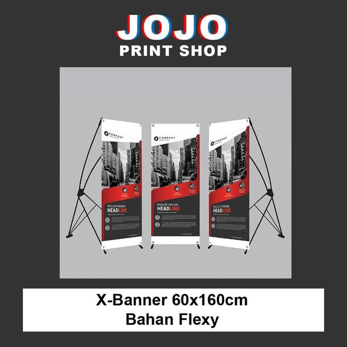 

X-Banner 60X160Cm Bahan Flexy 300Gr Langsung Jadi! Terlaris