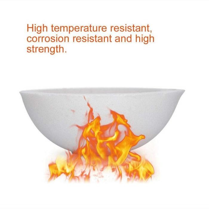 Terlaris Kowi Lebur Emas Diameter 14/17/19Cm Mangkok Kowi Lebur Putih Kowi Platina Untuk Peleburan