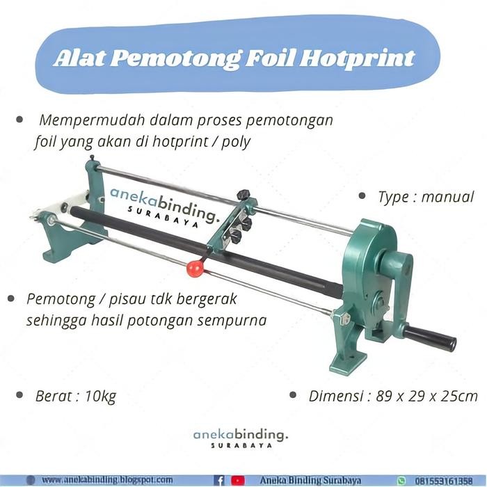 ALAT PEMOTONG FOIL HOTPRINT / ALAT POTONG FOIL HOTPRINT
