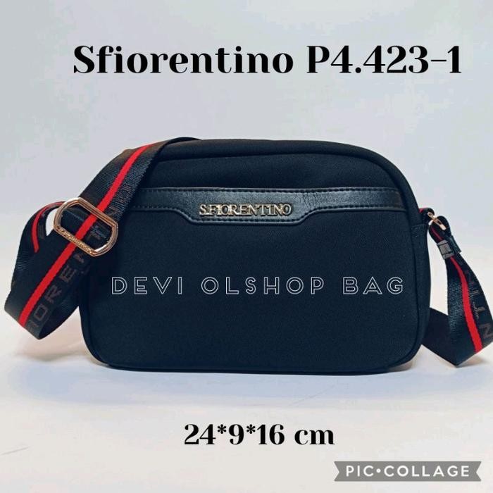 New  Tas Wanita Slempang Wanita Sfiorentino Kanvas Polos P4.423