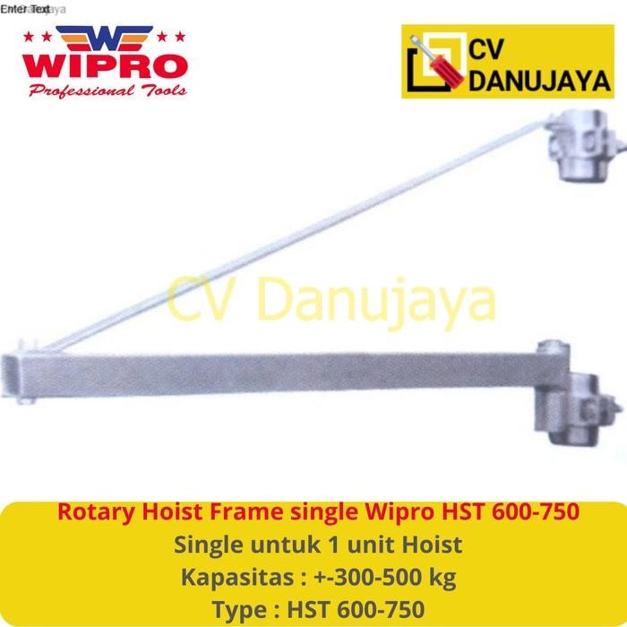 Tatakan Katrol Hoist Rotary Hoist Frame Single Wipro HST600-750
