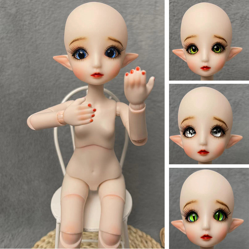 Handmade Diy 1/6 Bjd Doll 28Cm Elf Doll Kids Girls Doll Toy Birthday Gift