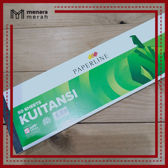 

Buku kuitansi | kwitansi isi 50 lembar (31.5 x 10 cm) - Paperline