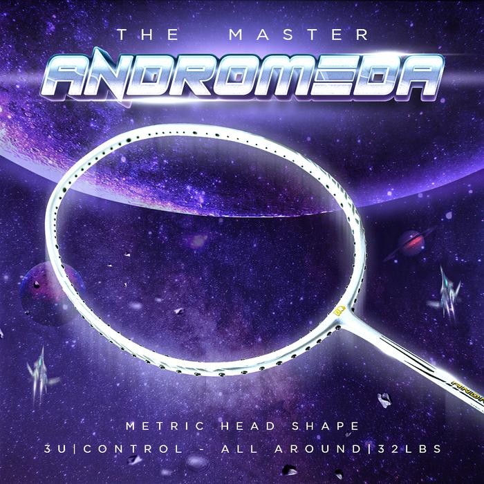 (Expert) Hi-Qua Raket Badminton Bulutangkis Special Edition Andromeda A