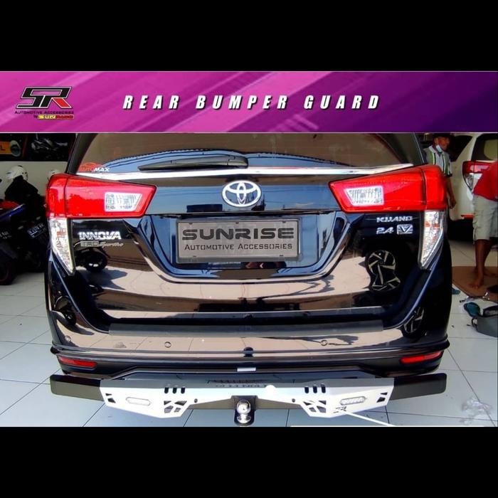 PREMIUM BUMPER TOWING DEFENDER SILVER TOYOTA INNOVA REBORN SUPER QUALITY
