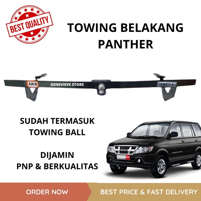 PREMIUM TOWING BAR ARB PANTHER- BESI PELINDUNG BUMPER BELAKANG PANTHER