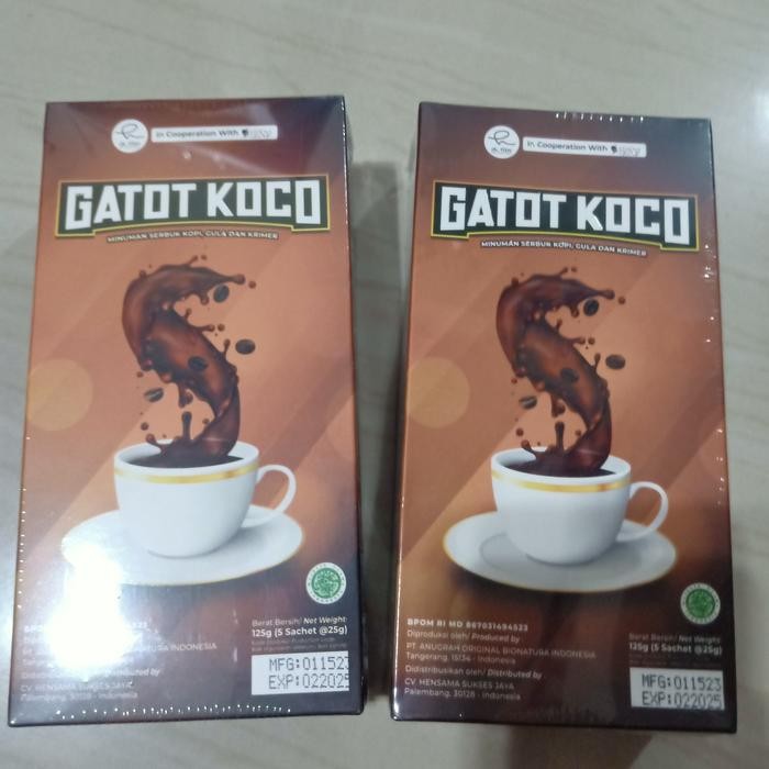 

kopi Gatot koco original 2 box isi 10 sachet