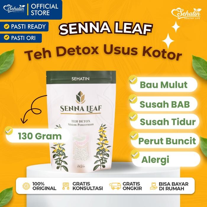 

Teh Senna Leaf 130gr - Teh Detox Usus Kotor Daun Senna