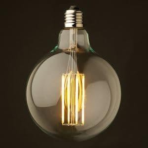 Bohlam lampu LED Edison / Filament G125 / Bulat/ Kuning Lampu Cafe