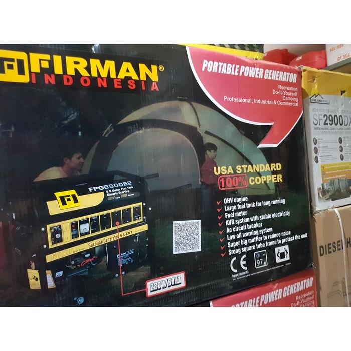 GENSET 6000 6500 WATT FIRMAN. FPG8800E2
