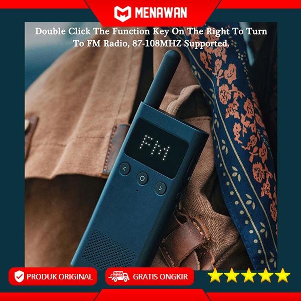 XIAOMI MIJIA SMART WALKIE TALKIE 1S FM RADIO HT INTERCOM ORIGINAL