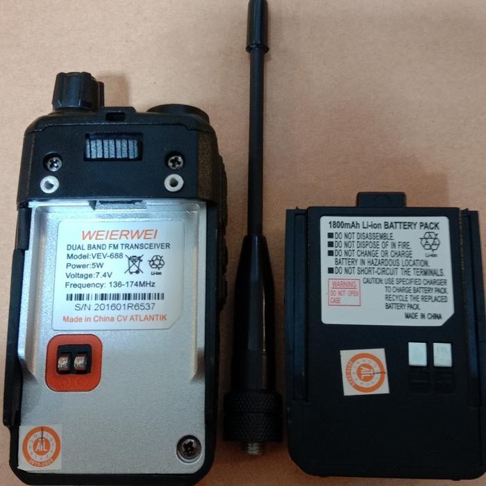 HT WERWEI VEV 688 VHF WEIRWEI VEV-688 VHF SINGEL BAND
