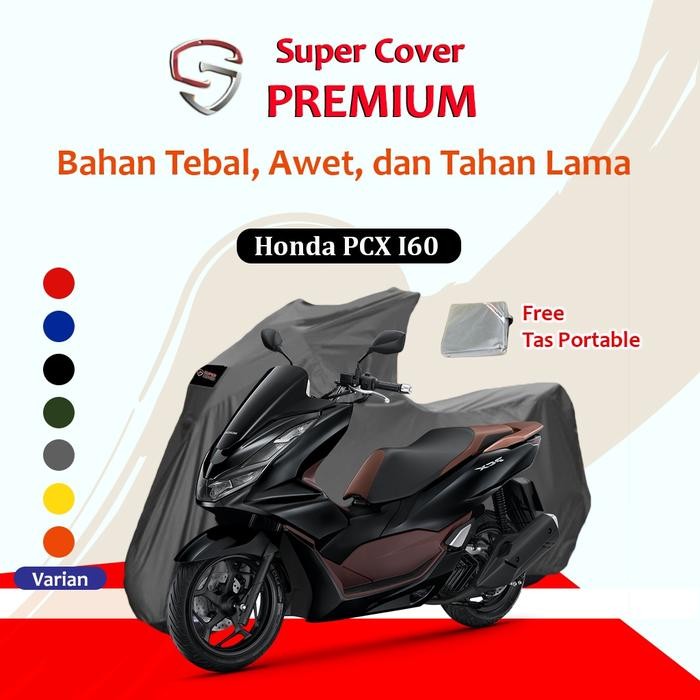PREMIUM Sarung Motor PCX 160 / Cover Motor / Penutup Motor Premium Waterproof