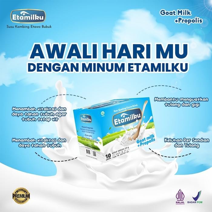 

BARANG TERLARIS ( Paket 2 ) Etamilku Susu kambing Etawa Original Murni Milk Dairy Bubuk