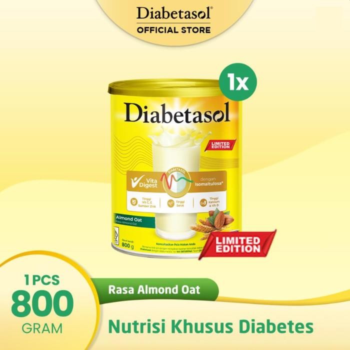 

BARANG TERLARIS Diabetasol Almond Oat 800g