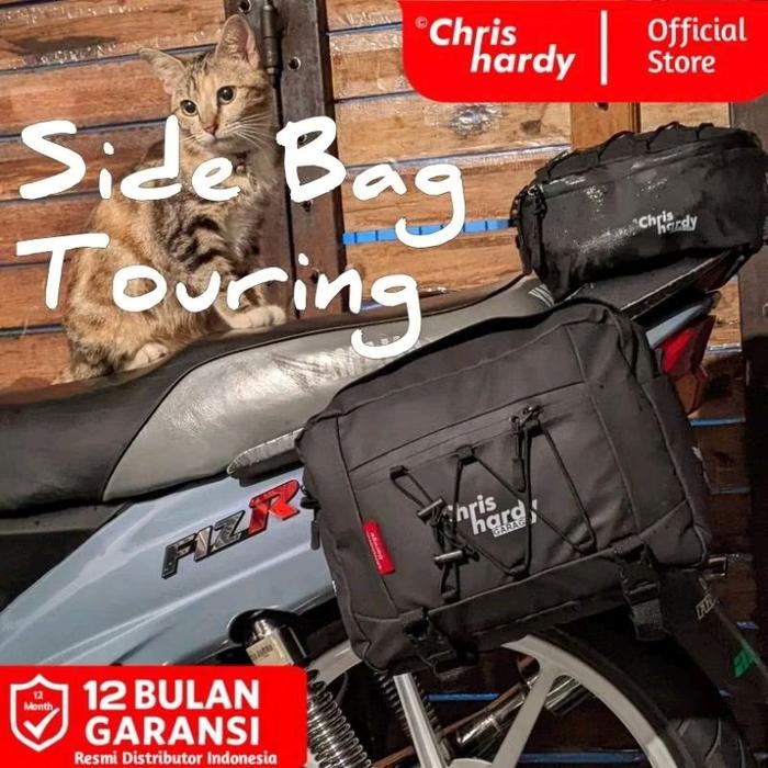 PREMIUM (ORI) SIDE BAG TOURING WATERPROOF TAS MOTOR SAMPING BELAKANG DEPAN BOX HONDA WIN FIZR RX